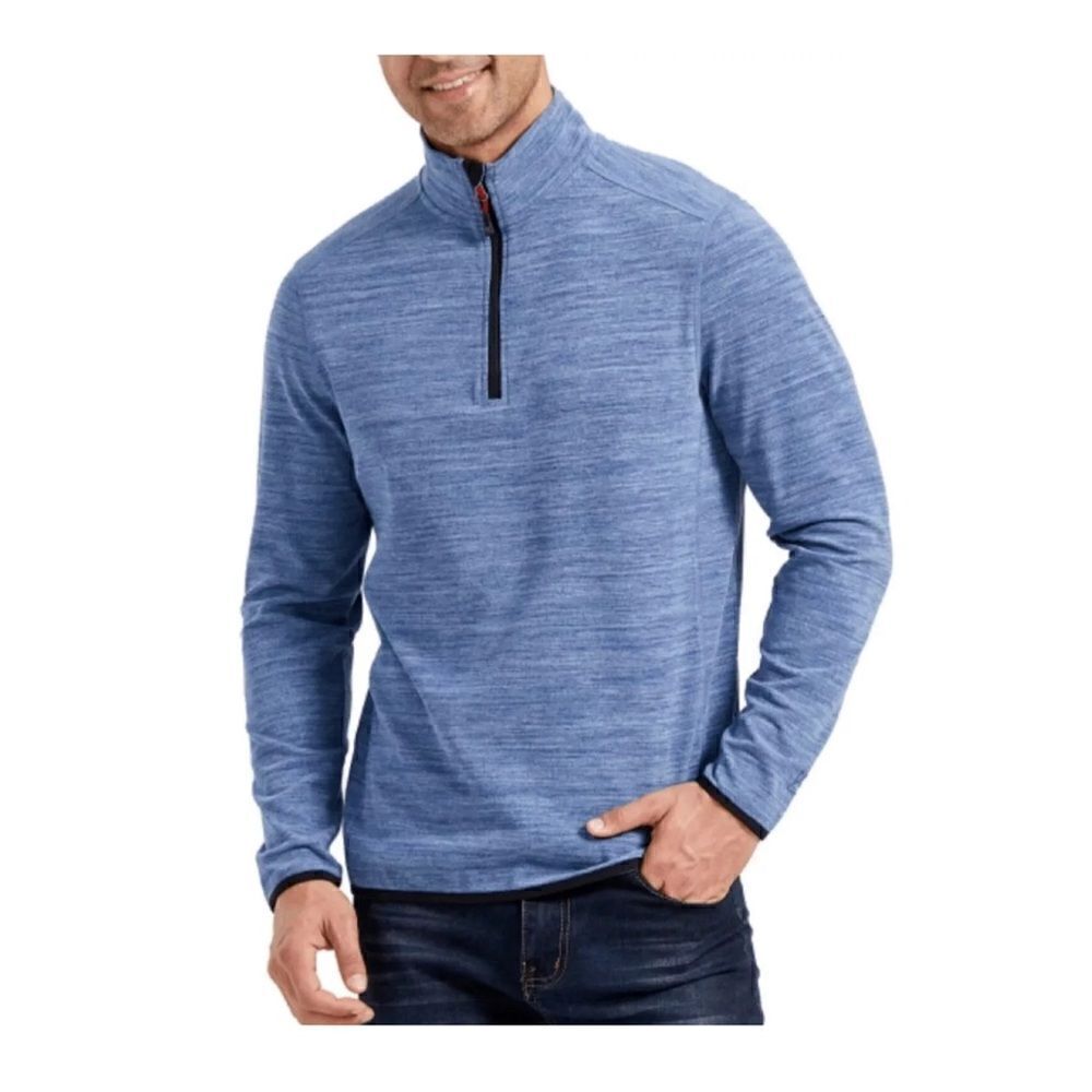 Avalanche Men's Quarter Zip Top Stand Up Pullover EUC